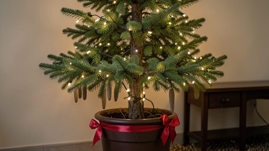 Real Potted Christmas Tree: Evergreen Elegance That Lasts Months