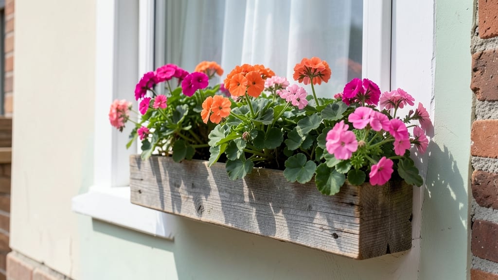 Window Box Geranium Garden