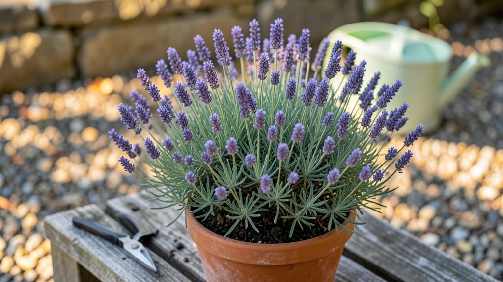 Growing Potted Lavender: Fragrant Purple Spikes in Sunlight All Summer