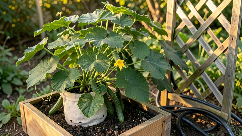 Potted Cucumber Plants: Fast-Growing Containers for Balcony Harvests