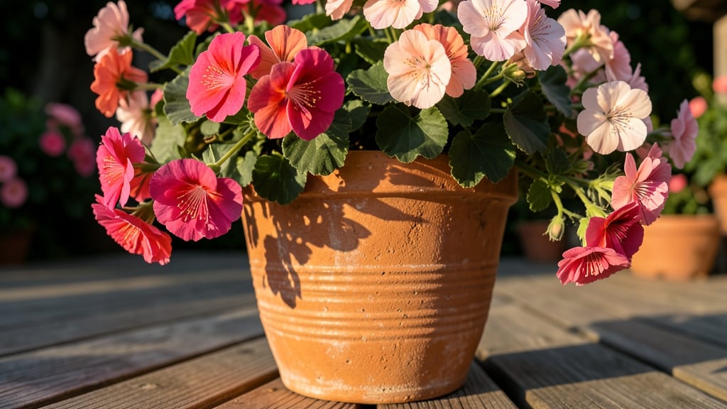 Terracotta Pot with Built-In Drainage