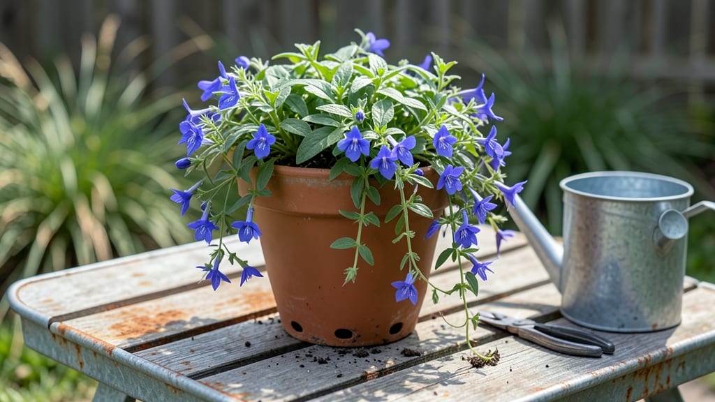Outside Potting Bench: Space-Saving Garden Extension for Small Yards