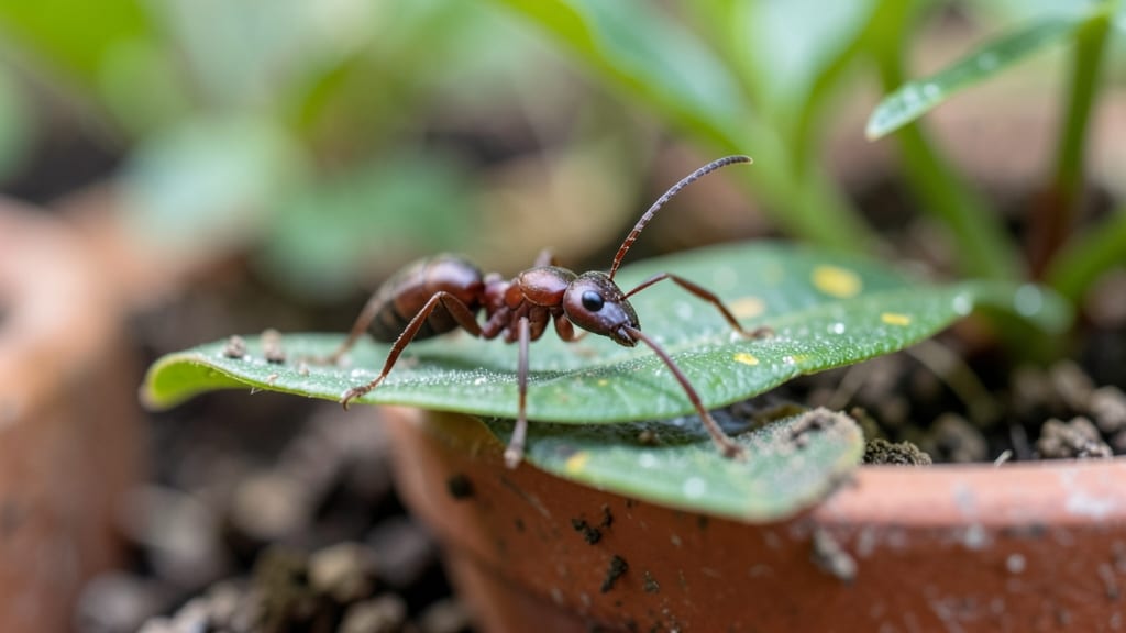 Ants in Potted Plants Outside: Natural Barrier Solutions That Work Fast