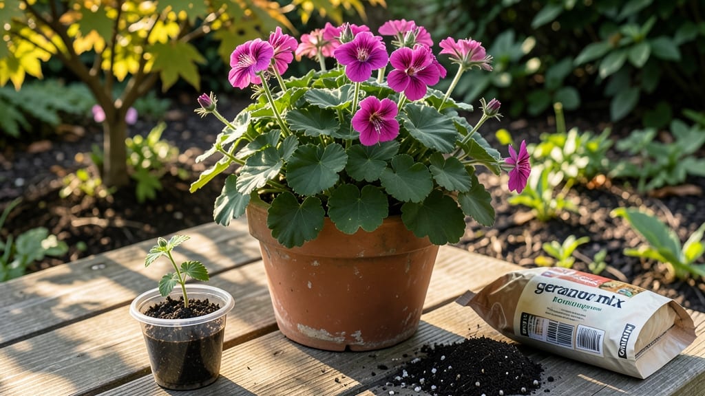 Geranium Potting Soil Recipe: Fragrant, Well-Draining Blend for Lush Blooms