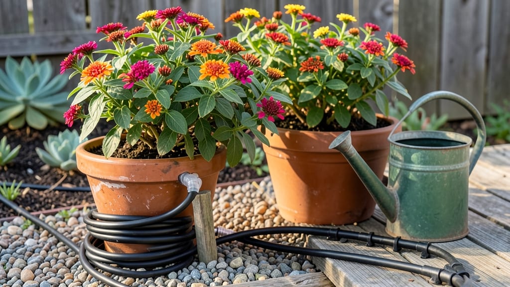 Automatic Watering System For Outdoor Potted Plants: Set-It-and-Forget Stress-Free Growth
