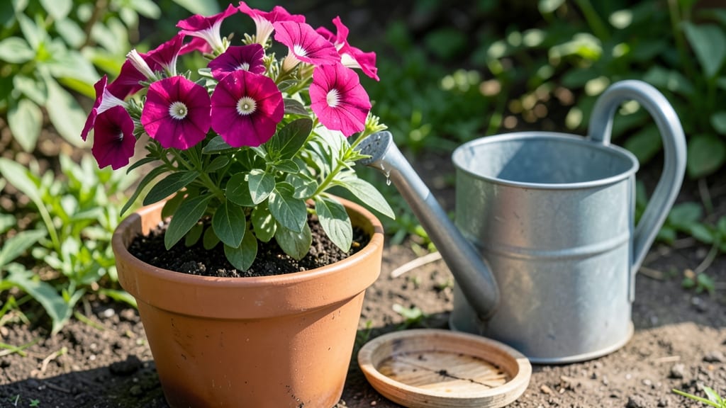 How Often to Water Potted Flowers: Soil Check Method for Thriving Plants